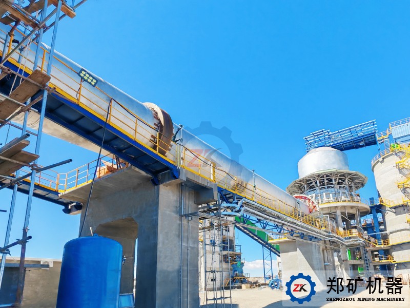 蒙古國石灰生產線項目現場